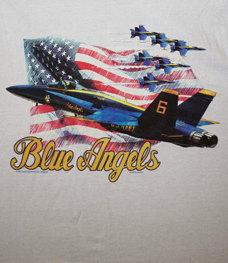 Blue Custom Name US Navy Blue Angels 3D T-Shirt